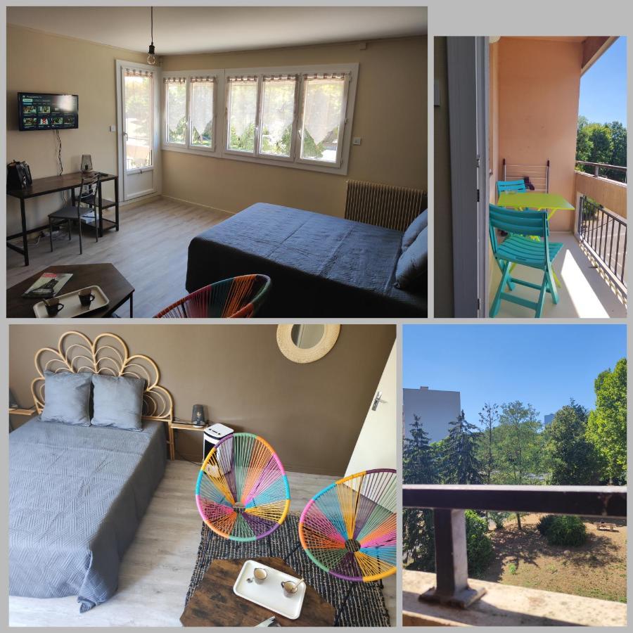 Studio - Meuble Tourisme, Trois Etoiles - 34 M2 Refait A Neuf- Residence Mâcon Exteriér fotografie